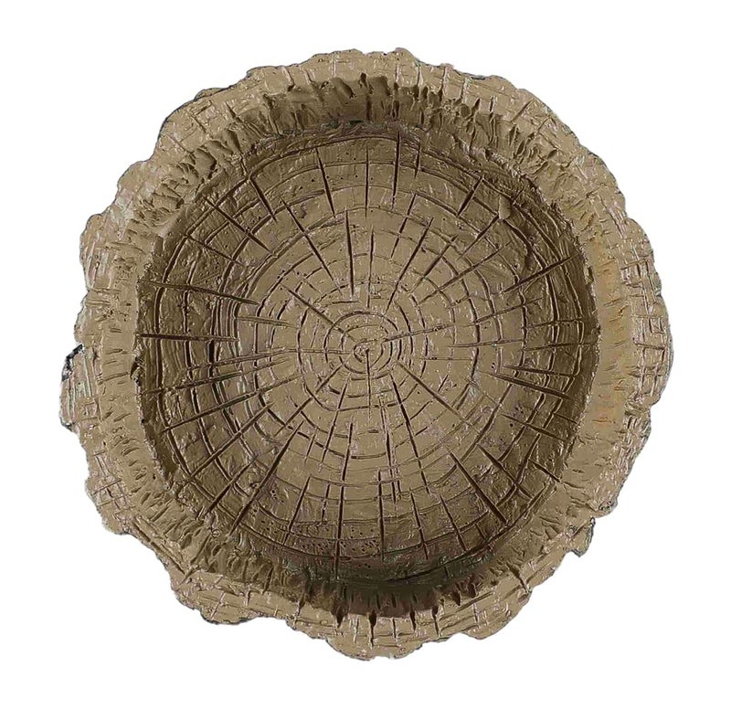 Tree Trunk Food/Water Dish for Amphibians, Reptiles and Other Little Critters, Made from Premium Non-Toxic Resin - Small Size - Image 3
